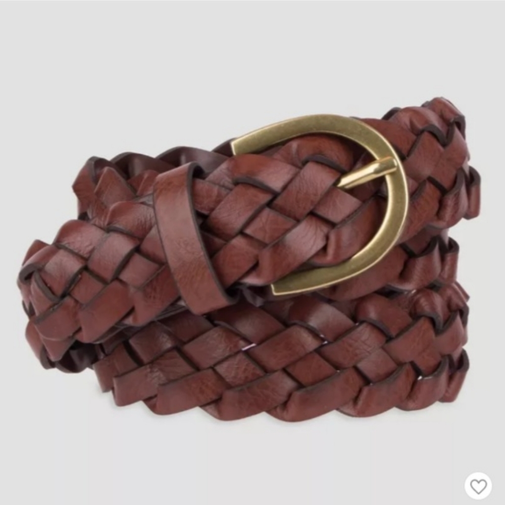 Ava & Viv for Target. brown braided belt. Women. Size 3XL. Faux Leather.